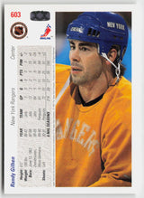 1991-92 upper deck #603 Randy Gilhen