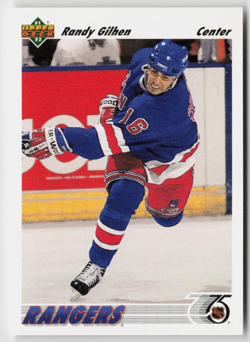 1991-92 upper deck #603 Randy Gilhen