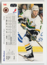 1991-92 upper deck #160b Mike Modano