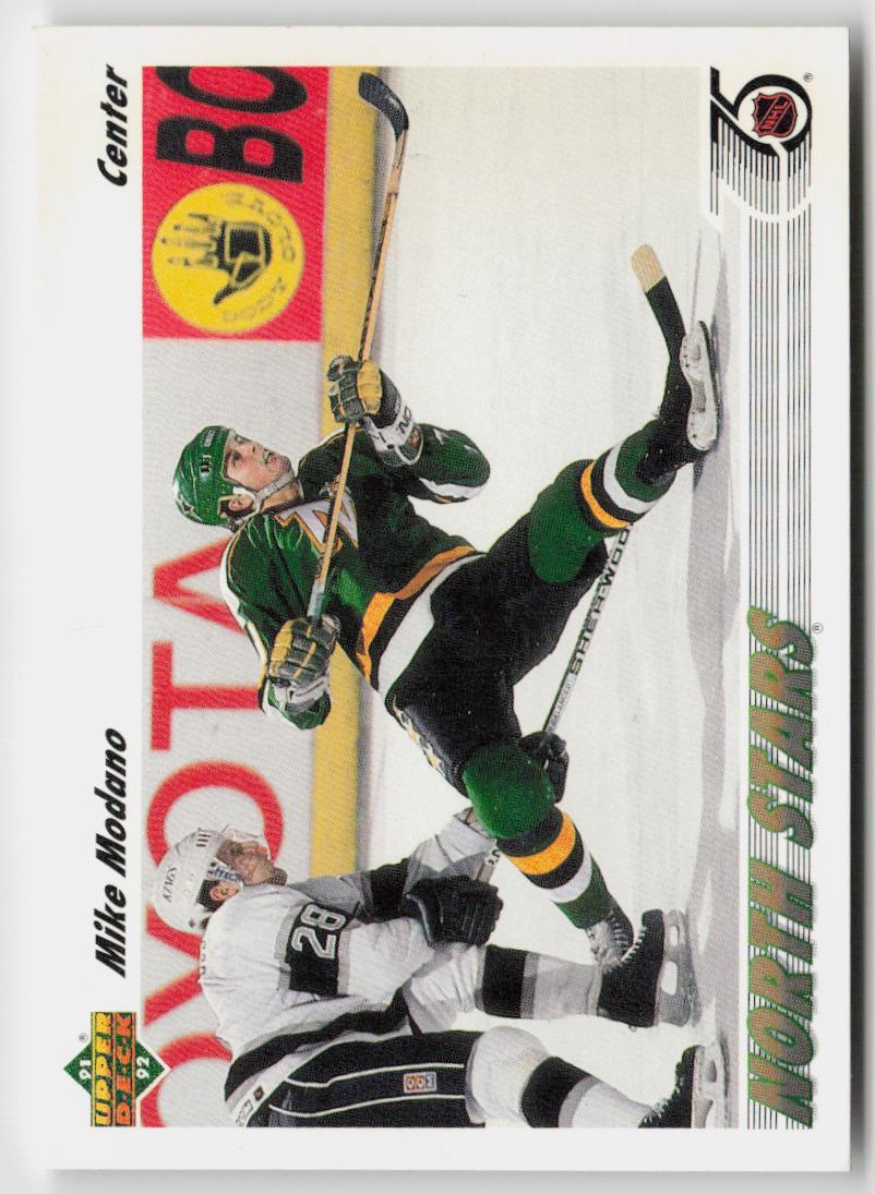 1991-92 upper deck #160b Mike Modano
