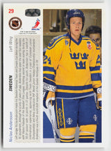 1991-92 upper deck #29b Niklas Andersson
