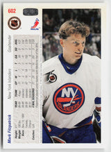 1991-92 upper deck #602 Mark Fitzpatrick