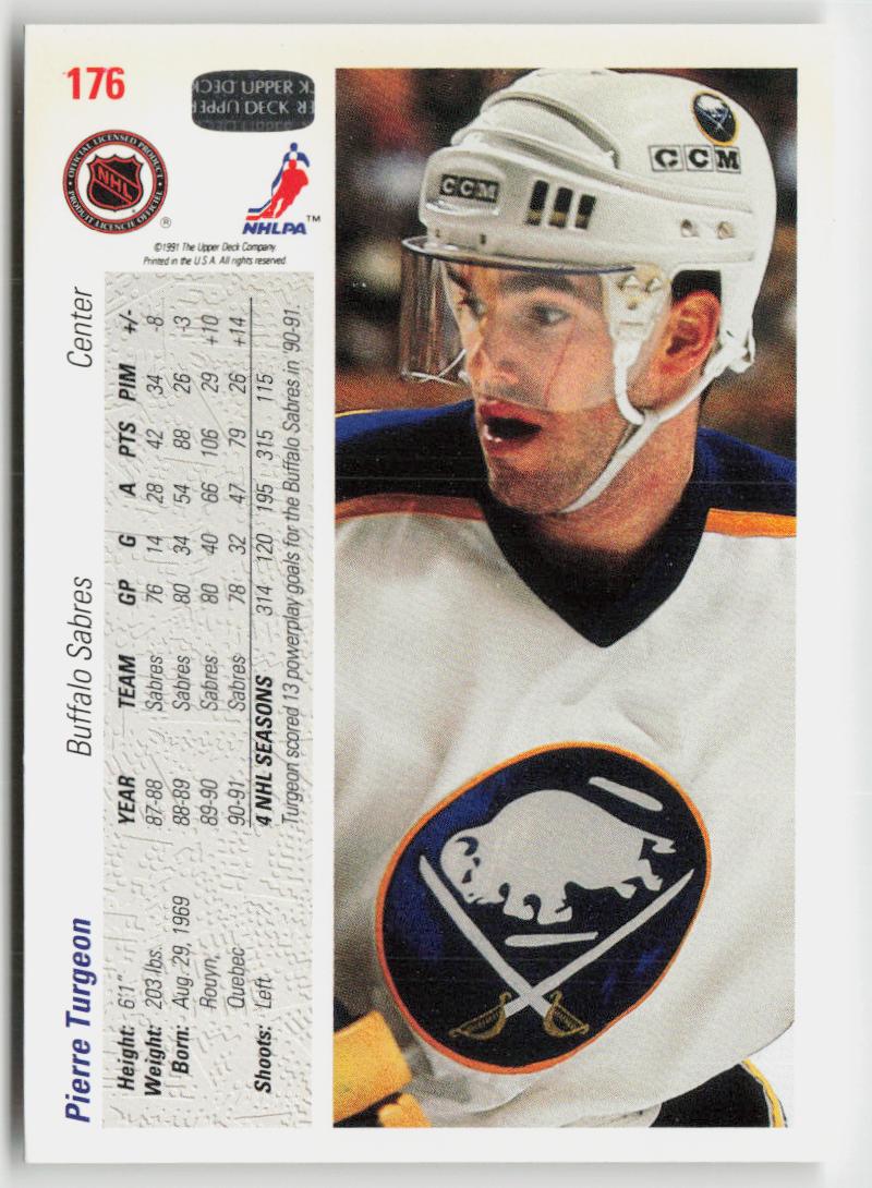 1991-92 upper deck #212b Mike Foligno