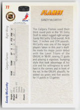 1991-92 upper deck #77 Sandy McCarthy