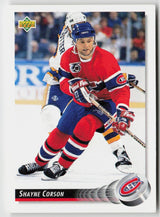 1992-93 Upper Deck #330 Shayne Corson