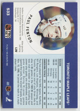 1990-91 Pro Set #533a Paul Fenton