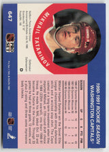 1990-91 Pro Set #647 Mikhail Tatarinov