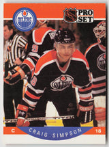 1990-91 Pro Set #95 Craig Simpson