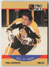 1990-91 Pro Set #403 Phil Esposito