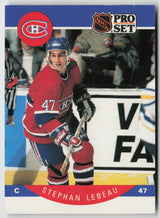 1990-91 Pro Set #152 Stephan Lebeau