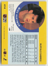 1990-91 Pro Set #414 Mike Hartman