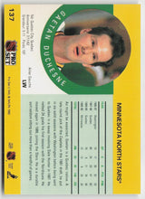 1990-91 Pro Set #137 Gaetan Duchesne