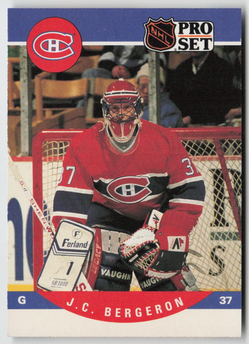 1990-91 Pro Set #614 J.C. Bergeron