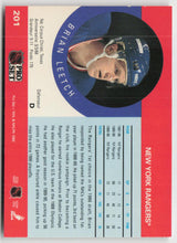 1990-91 Pro Set #201 Brian Leetch