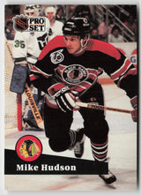 1991-92 Pro Set #369 Mike Hudson
