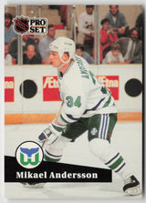 1991-92 Pro Set #394 Mikael Andersson