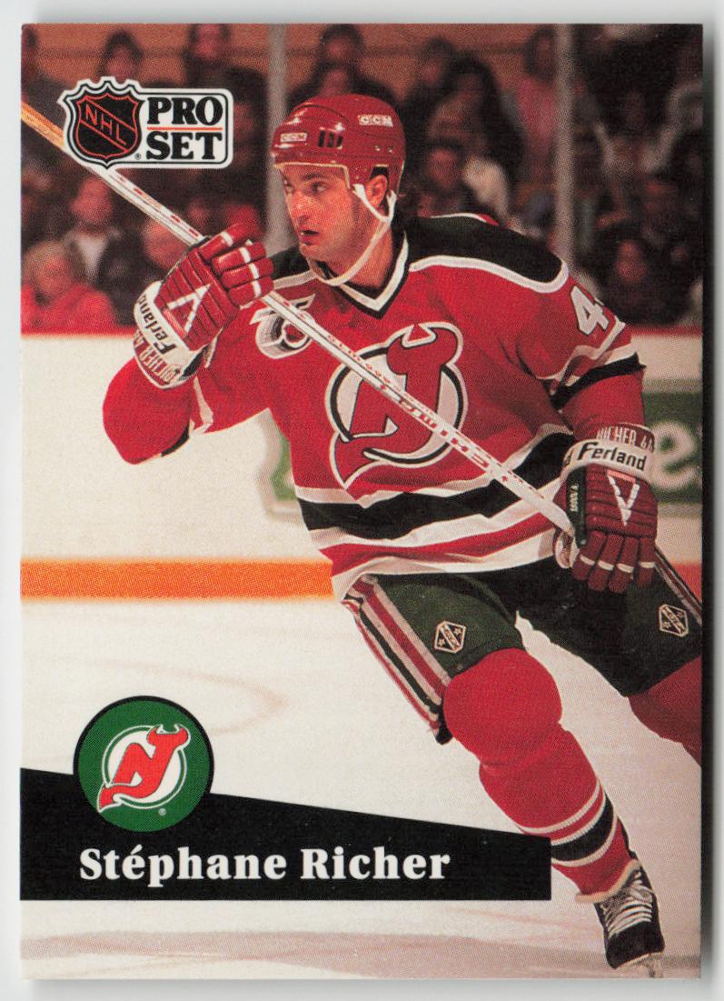 1991-92 Pro Set #420 Stephane Richer