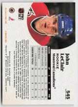 1991-92 Pro Set #545 John LeClair