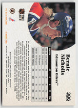 1991-92 Pro Set #386 Bernie Nicholls