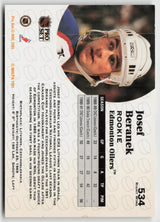 1991-92 Pro Set #534 Josef Beranek