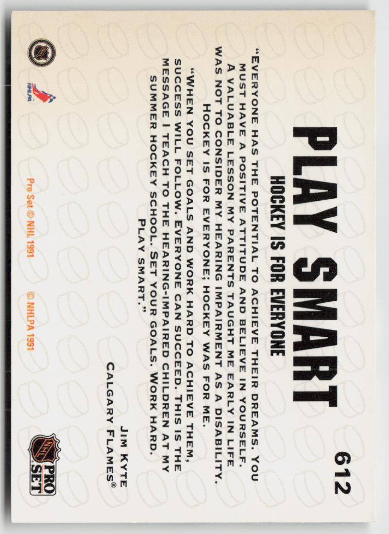 1991-92 Pro Set #612 Jim Kyte