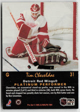 1991-92 Pro Set Platinum #31 Tim Cheveldae