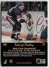 1991-92 Pro Set Platinum #77 Patrick Flatley
