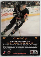 1991-92 Pro Set Platinum #92 Jaromir Jagr
