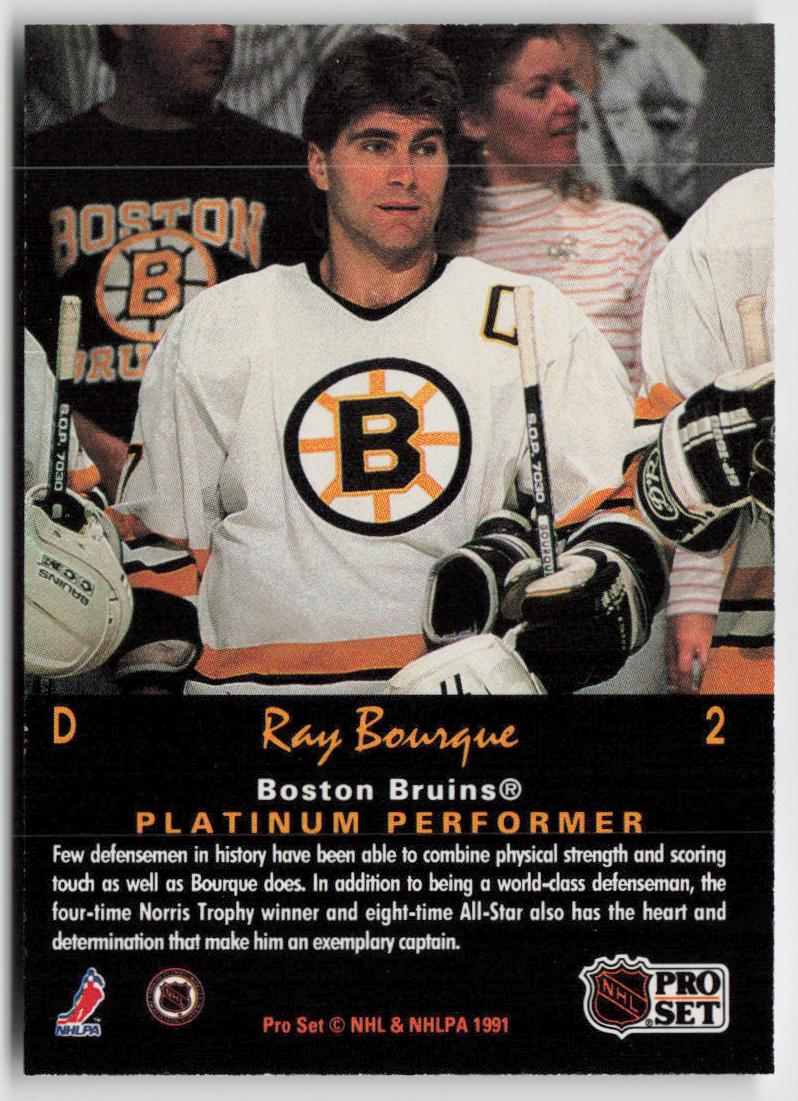 1991-92 Pro Set Platinum #2 Ray Bourque