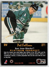 1991-92 Pro Set Platinum #271 Pat Falloon