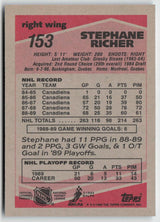 1989-90 Topps #153 Stephane Richer