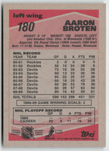 1989-90 Topps #180 Aaron Broten