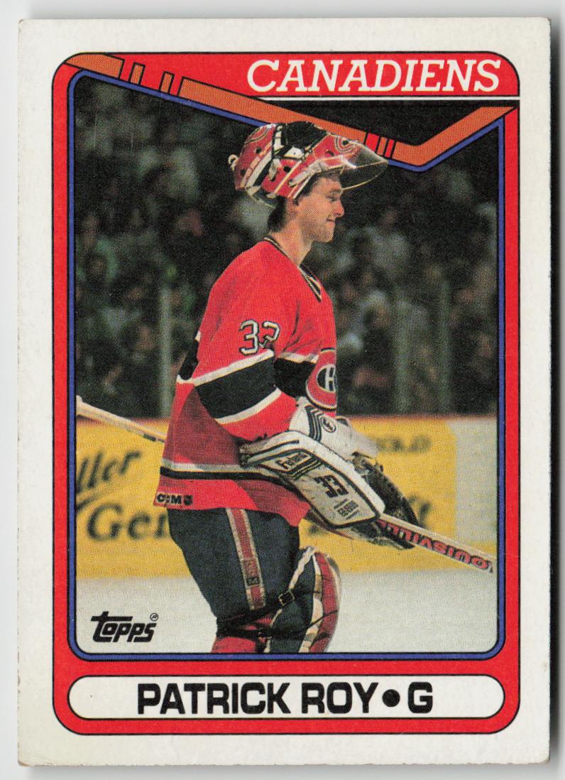 1990-91 Topps #219b Patrick Roy
