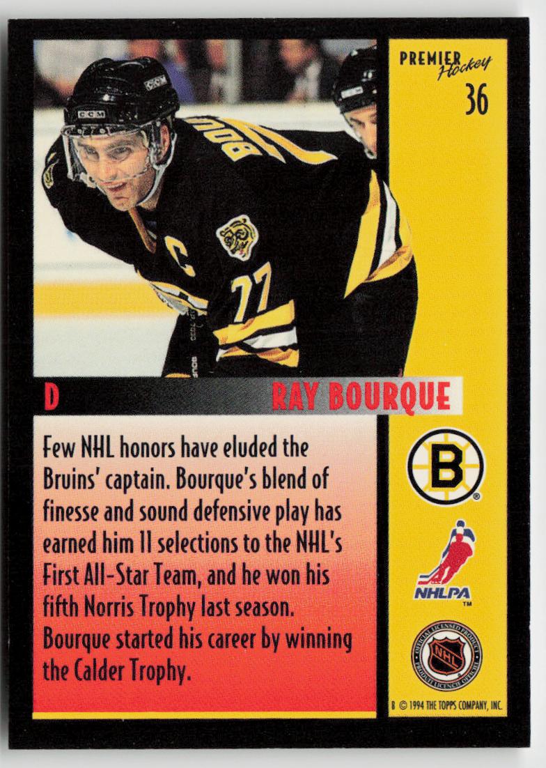 1994-95 Topps Premier #36 Ray Bourque
