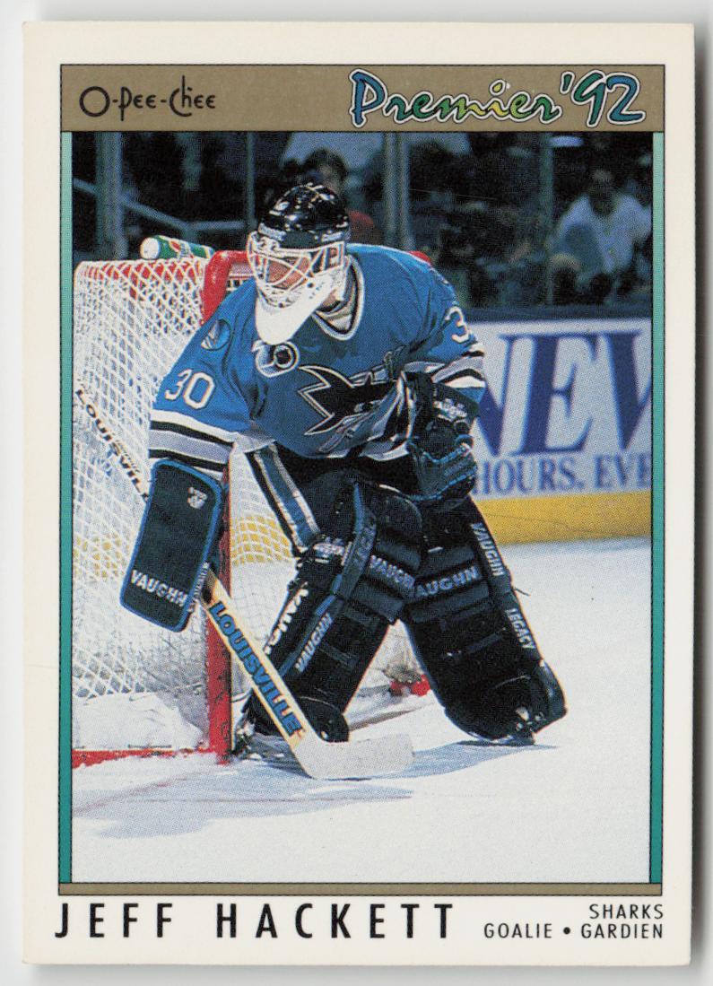 1991-92 O-Pee-Chee Premier #108 Jeff Hackett