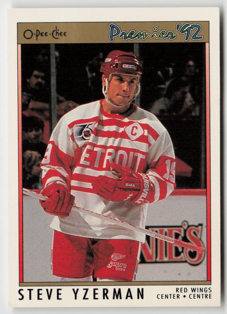1991-92 O-Pee-Chee Premier #73 Steve Yzerman
