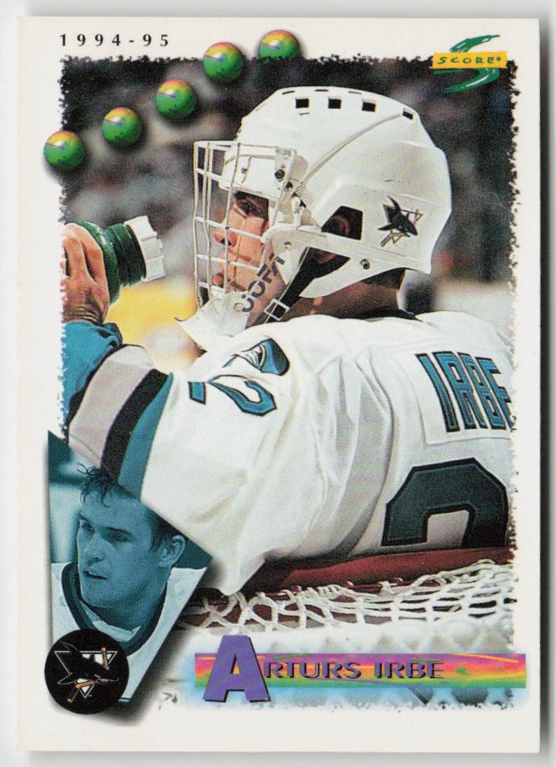 1994-95 Score #10 Arturs Irbe