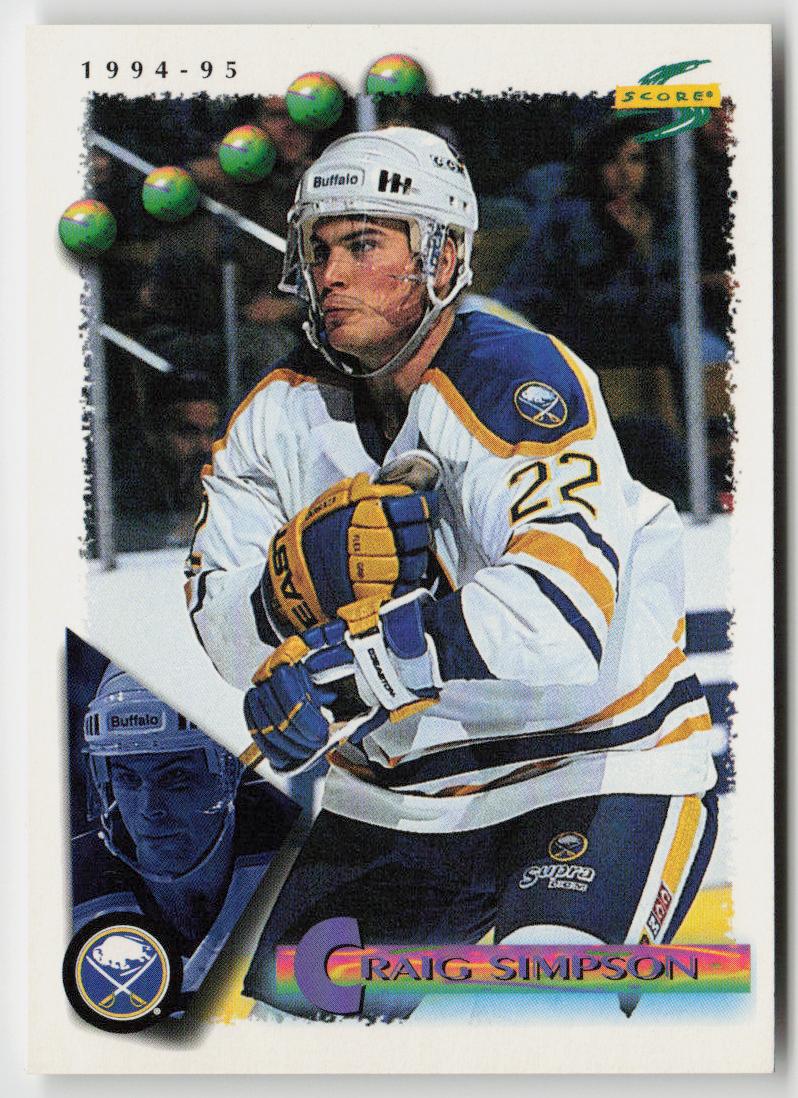 1994-95 Score #54 Craig Simpson