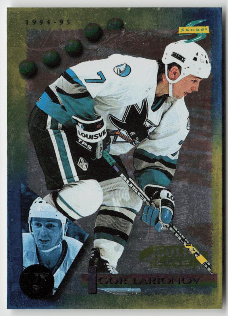 1994-95 Score #61 Igor Larionov Gold Line