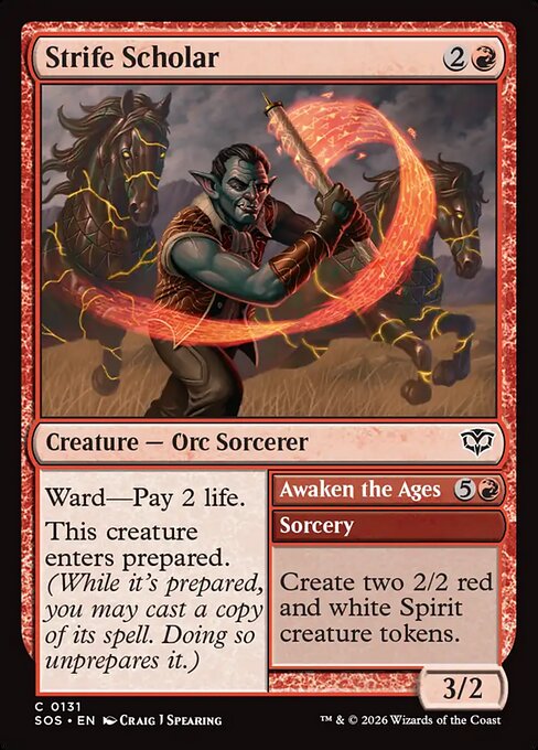 Strife Scholar (Foil)