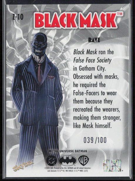 Z-10 Black Mask Z-Force Rave - 39/100