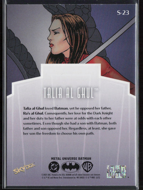 S-23 Talia al Ghul Skybox Premium