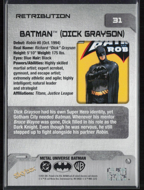 31 Batman (Dick Grayson) Retribution