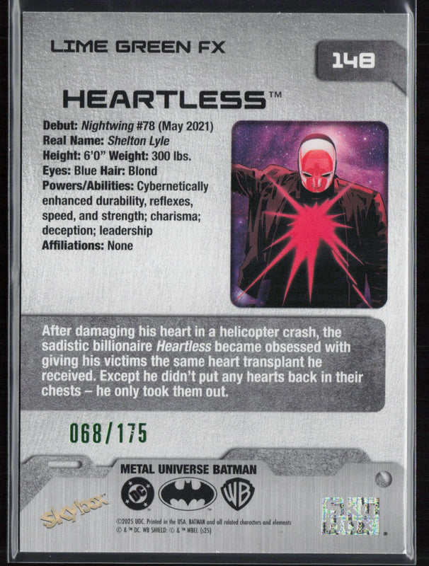 148 Heartless Lime Green FX - 68/175