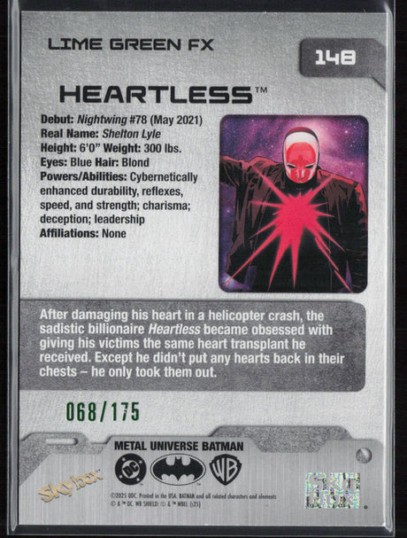 148 Heartless Lime Green FX - 68/175