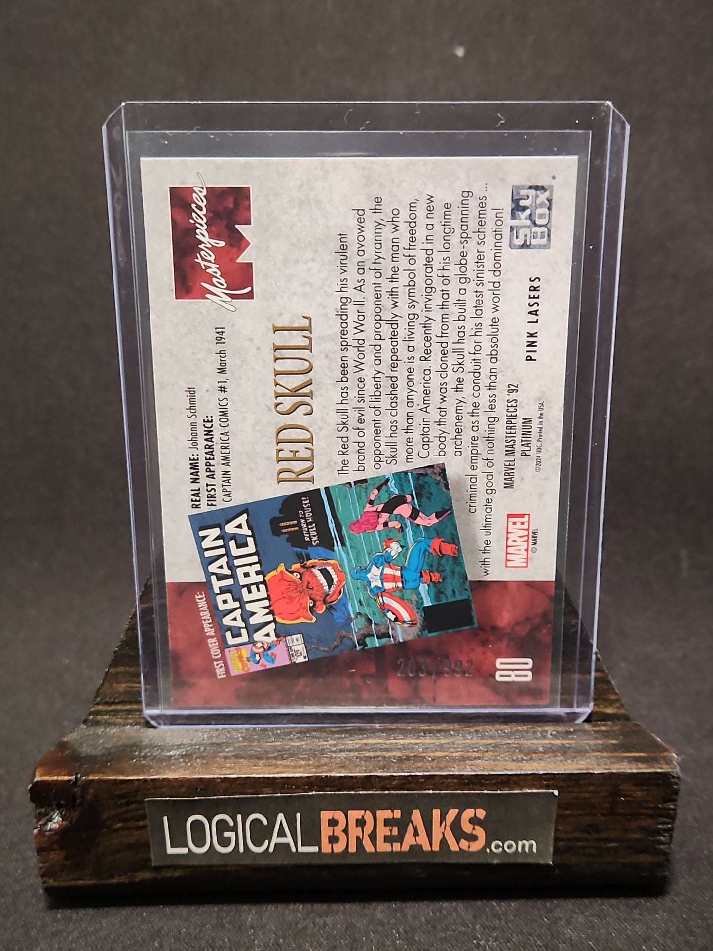 80 - Red Skull Pink Lasers 203/992