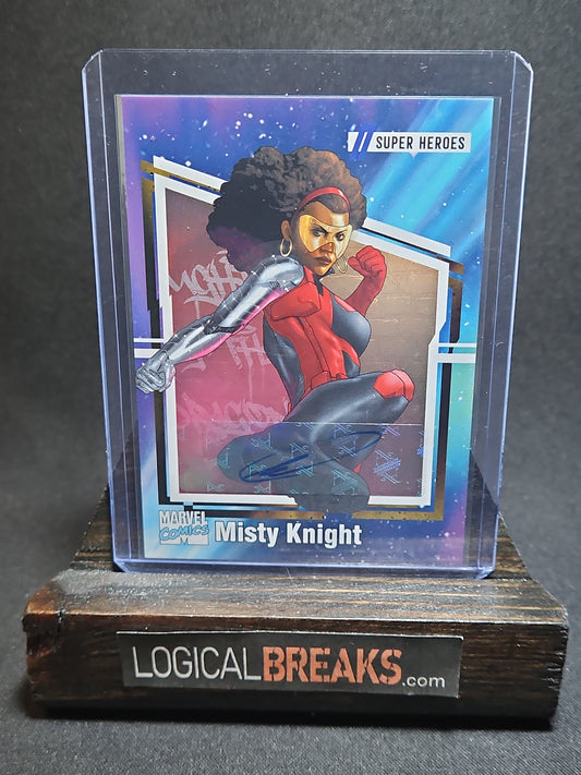 59 Misty Knight - Taurin Clarke Impel Artist Autographs 26/35