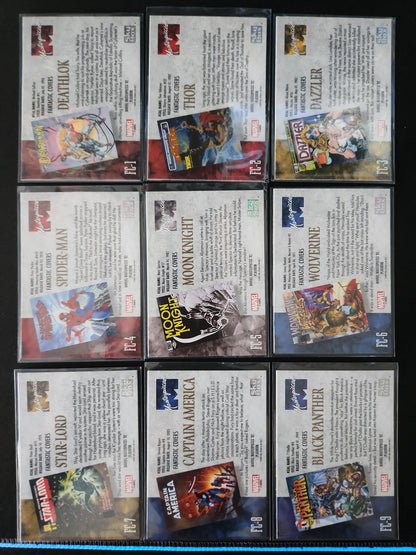 Masterpieces 92 Platinum: Complete Fantastic Covers Set (FC-1 to FC-10) 10 cards