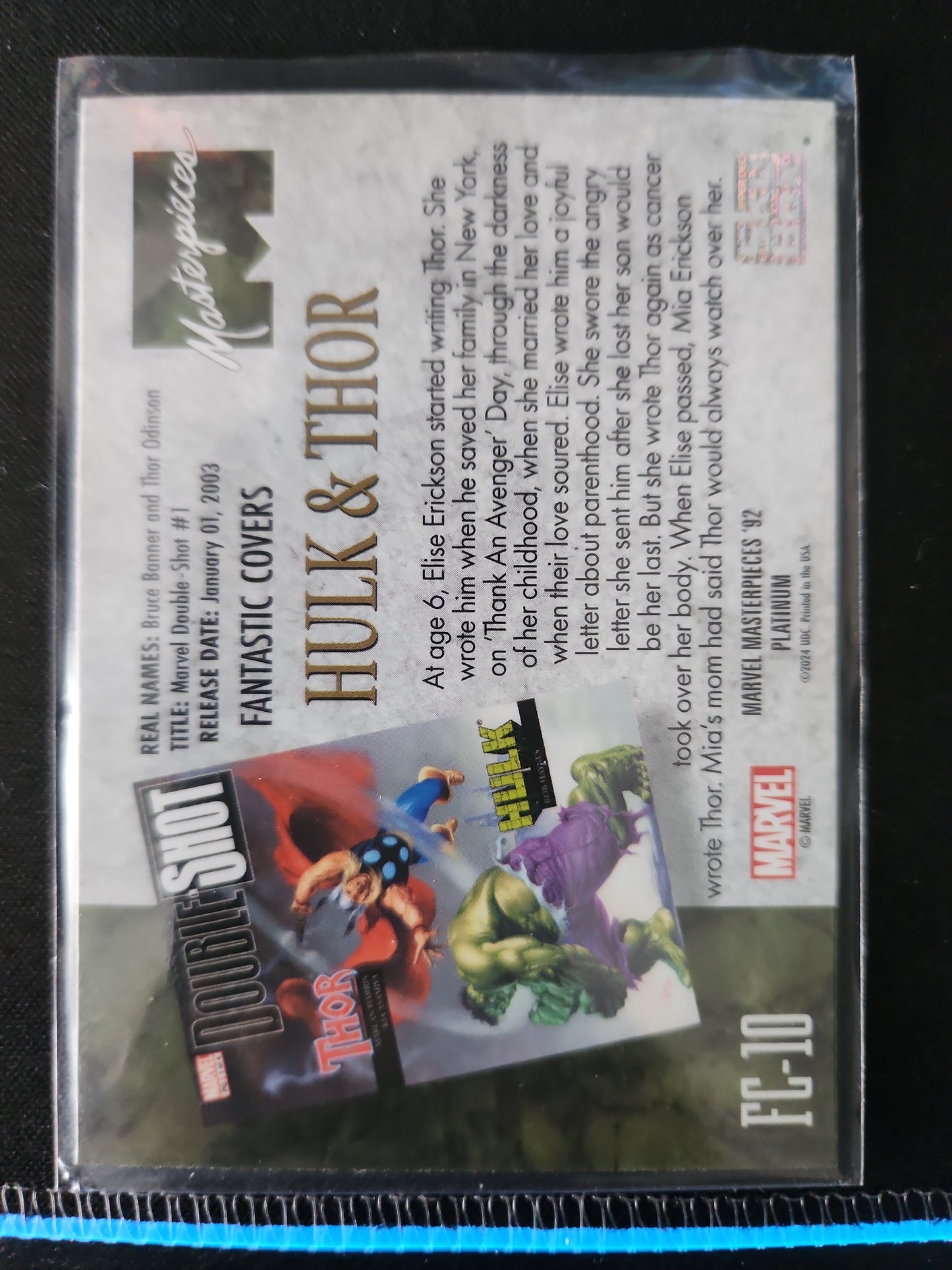 Masterpieces 92 Platinum: Complete Fantastic Covers Set (FC-1 to FC-10) 10 cards