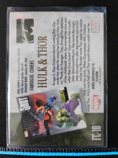 Masterpieces 92 Platinum: Complete Fantastic Covers Set (FC-1 to FC-10) 10 cards